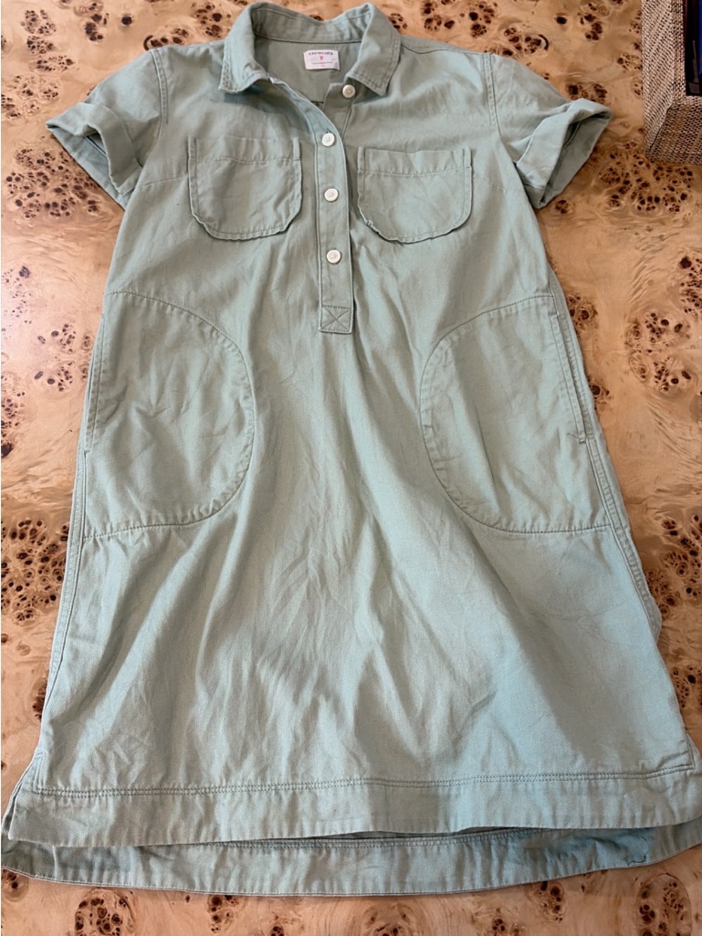 Crewcuts Green Polo Shirt Dress